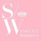 logo strictly weddings